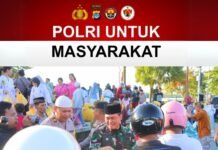 Sinergitas TNI-Polri di Bulungan: Berbagi Takjil dan Sembako untuk Warga