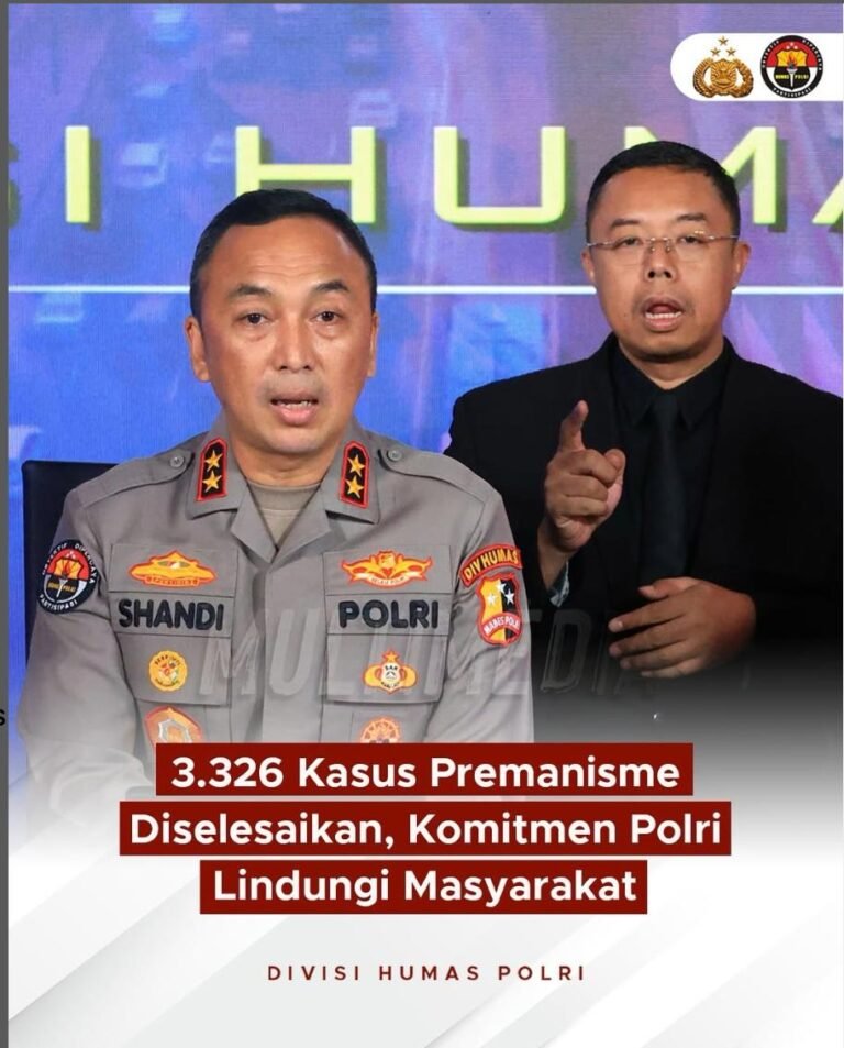 3.326 Perkara Premanisme Diselesaikan, Polri Tunjukkan Komitmen Tegak Hukum