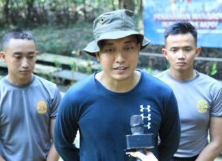 Taruna Bhayangkara Hijaukan Negeri Lewat Aksi Penanaman 100 Pohon Bakau di Jakarta Utara