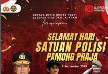 Irjen Pol. Sandi Nugroho: Selamat Hari Pamong Praja, Terus Profesional dan Humanis