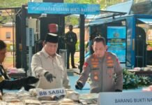 Kapolri Tak Menyangka Presiden Prabowo Menghadiri Pemusnahan Narkoba