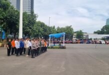 Ratusan Personel Dikerahkan Kapolda Metro Pimpin Apel Siaga Bencana, Ratusan Personel Dikerahkan