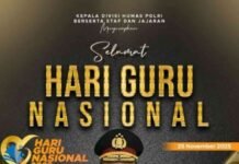 Begini Pesan Haru Kadivhumas Polri di Hari Guru Nasional 2025