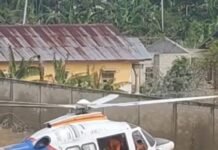Meski Dengan Risiko Pendaratan, Helikopter Poludara Baharkam Polri Berhasil Dropping Logistik Bantuan ke Aceh Tamiang