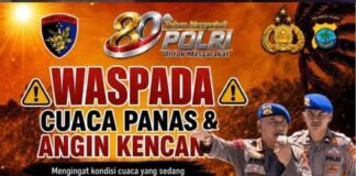 Dirpolairud Polda Sulut Imbau Waspada Cuaca Panas