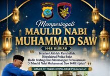 Ditpolairud Polda Sulut Peringati Maulid Nabi Muhammad SAW Bersama Masyarakat Bitung